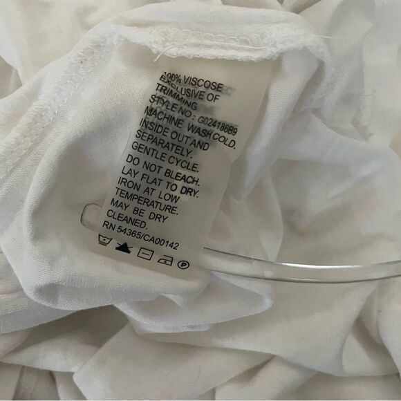 NYGARD White Cold Shoulder Peasant Embroidered Boho Top Plus Size 1X NEW NWT - Picture 8 of 11